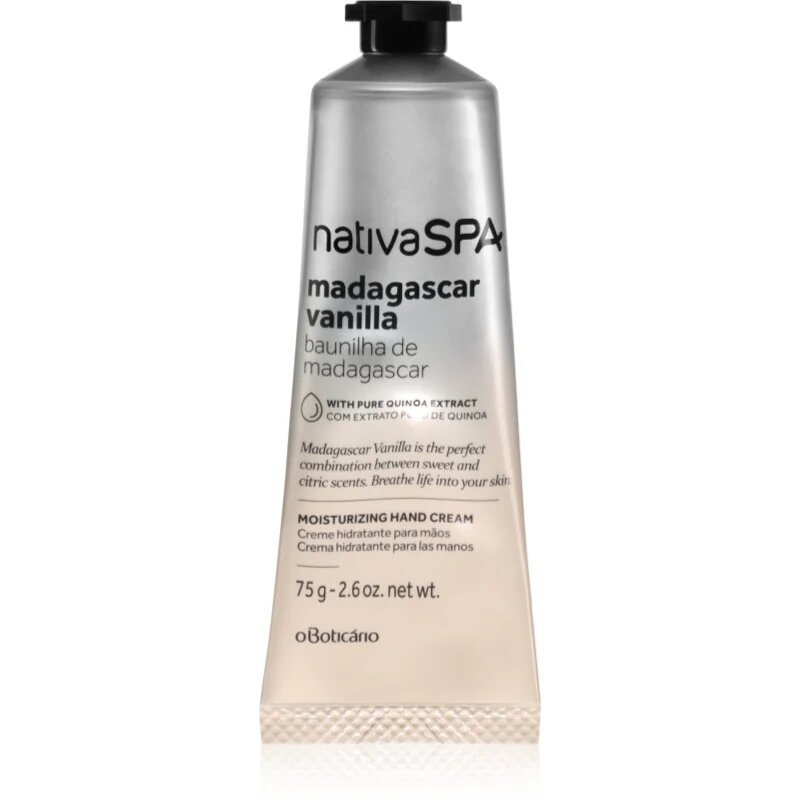 oBoticário Nativa SPA Madagascar Vanilla krema za roke 75 g