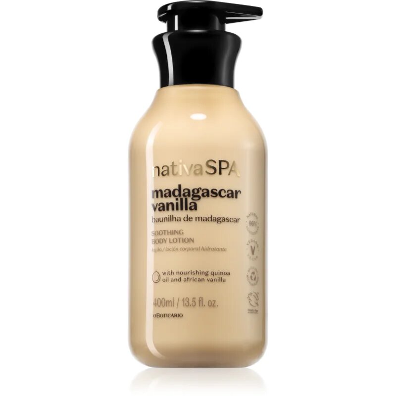oBoticário Nativa SPA Madagascar Vanilla losjon za telo 400 ml