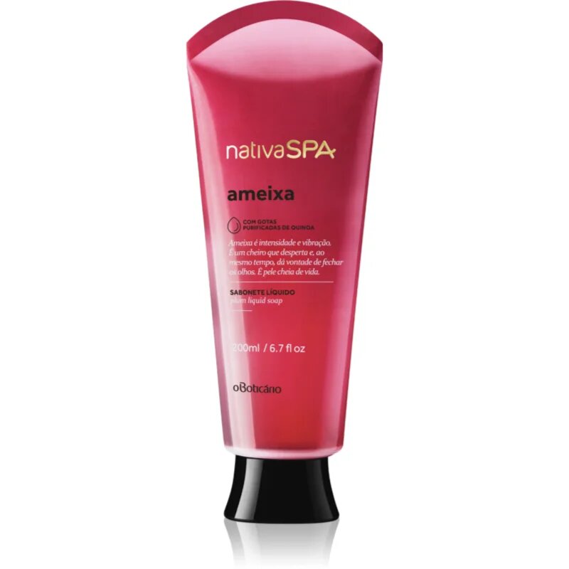oBoticário Nativa SPA Plum Flower tekoče milo za telo 200 ml