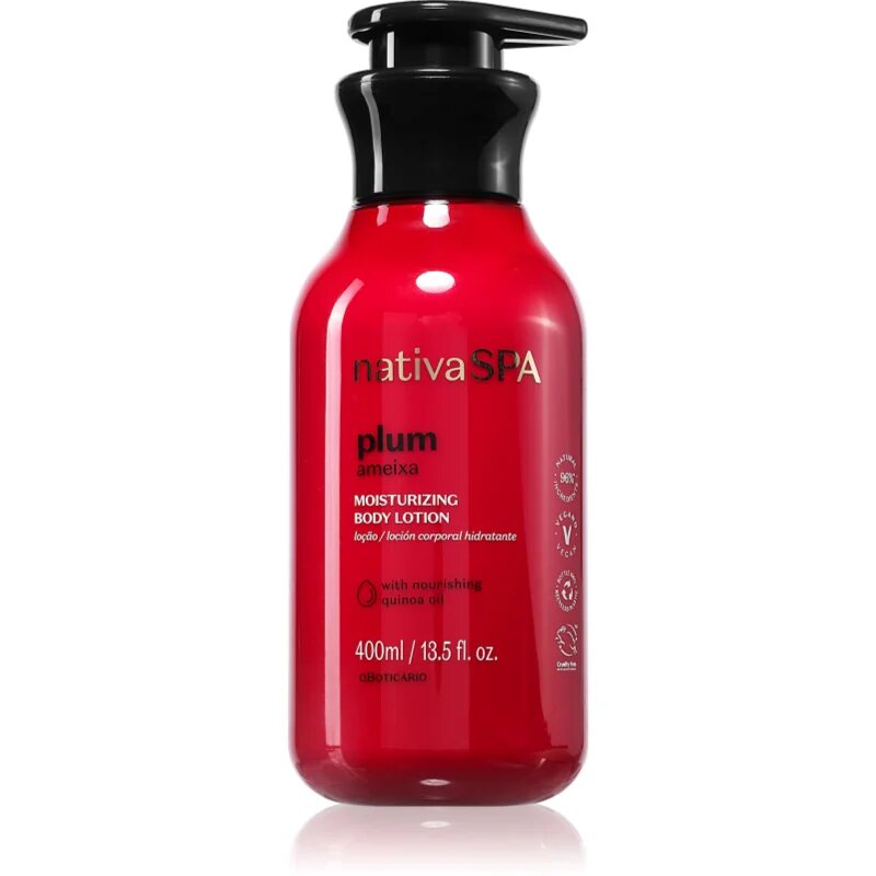 oBoticário Nativa SPA Plum Flower vlažilni losjon za telo 400 ml
