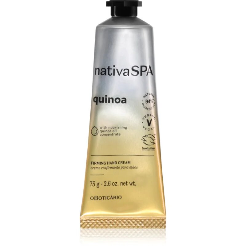 oBoticário Nativa SPA Quinoa vlažilna krema za roke SPF 15 75 g