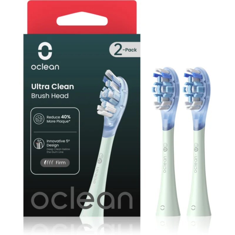 Oclean Ultra Clean UC01 nadomestne glave Green 2 kos