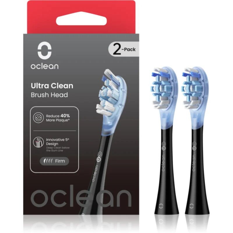 Oclean Ultra Clean UC02 nadomestne glave Črno 2 kos