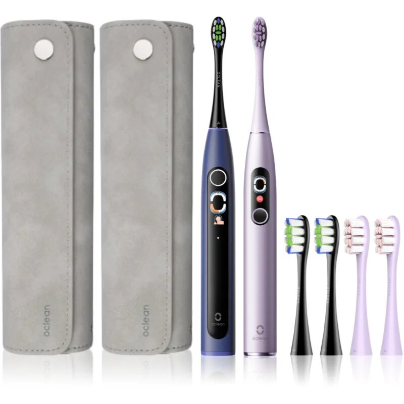 Oclean X Pro Digital Set set za nego zob Purple & Dark Blue