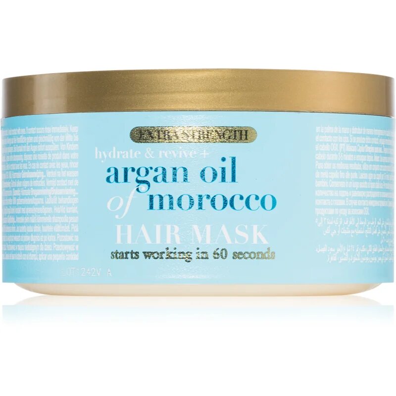 OGX Argan Oil Of Morocco Extra Strenght intenzivna obnovitvena maska za poškodovane lase 300 ml