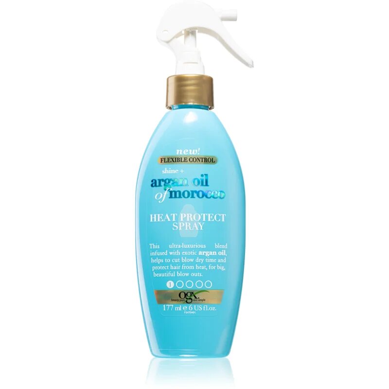 OGX Argan Oil Of Morocco zaščitno pršilo za pospešitev sušenja las 177 ml