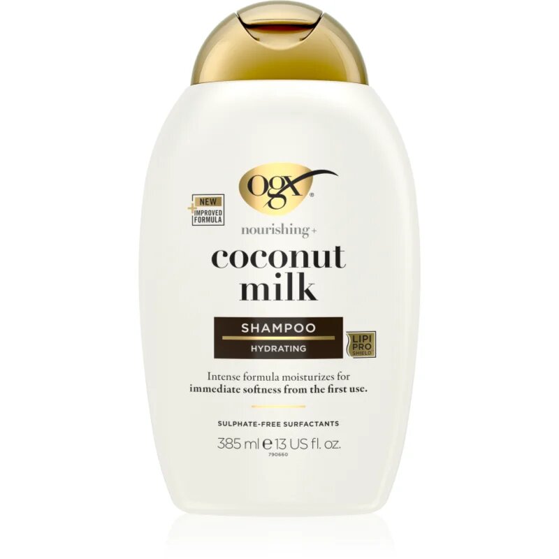 OGX Coconut Milk vlažilni šampon s kokosovim oljem 385 ml