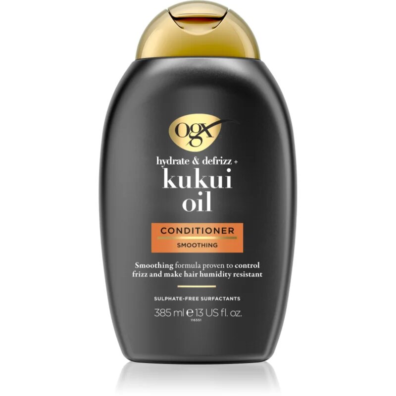 OGX Kukuí Oil vlažilni balzam proti krepastim lasem 385 ml