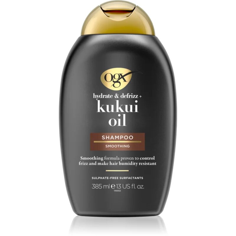 OGX Kukuí Oil vlažilni šampon proti krepastim lasem 385 ml