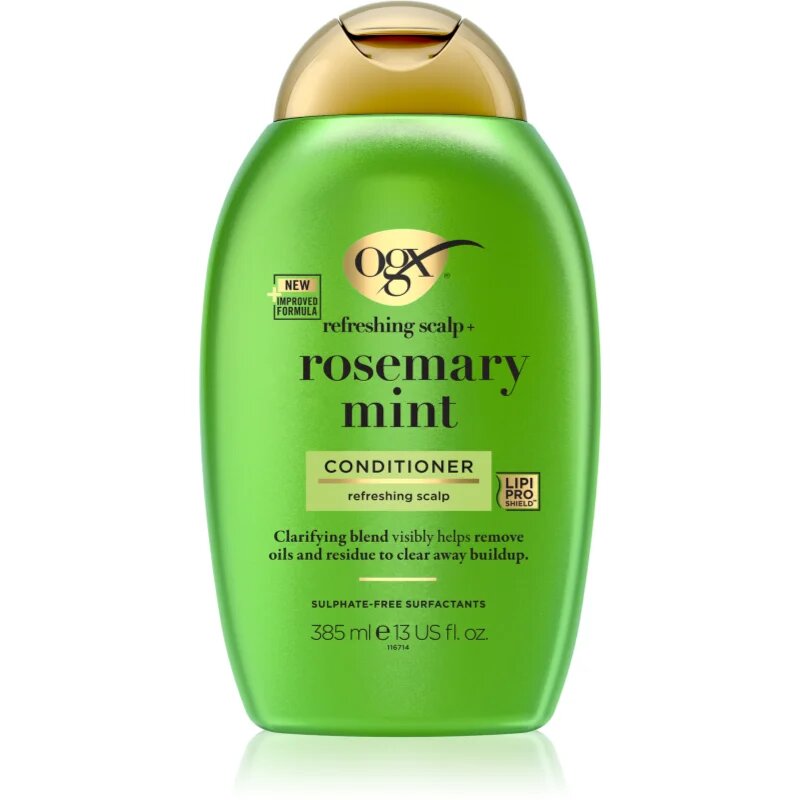 OGX Rosemary Mint čistilni balzam za mastne lase 385 ml