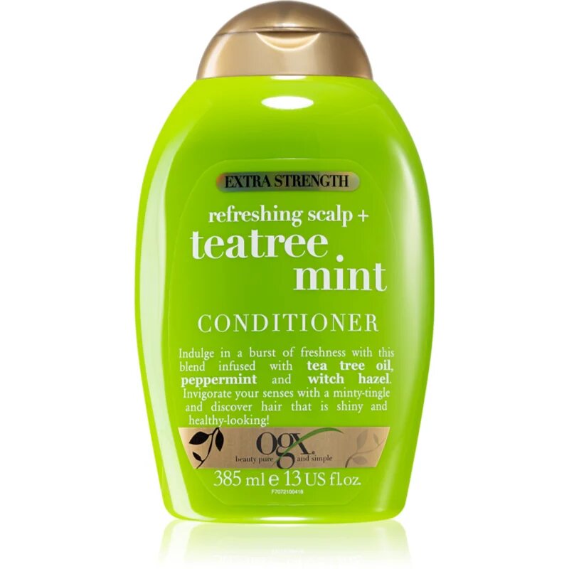 OGX Teatree Mint Extra Strenght osvežilni balzam 385 ml