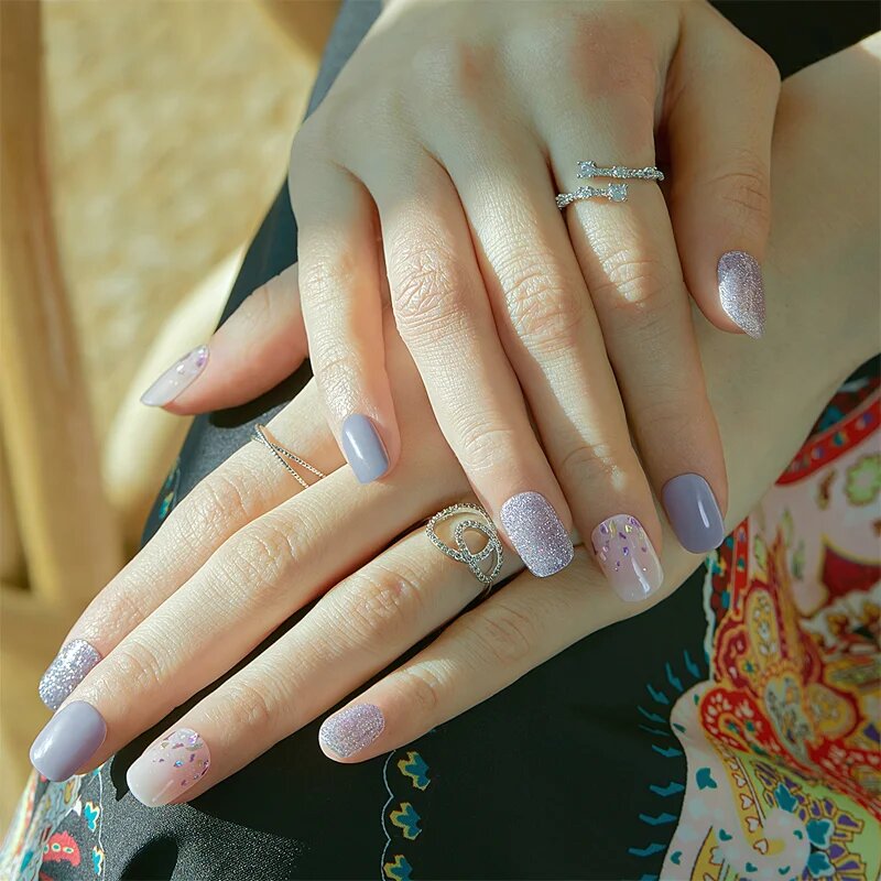 OHORA Gel Nail Sticker N Afterglow nalepke za nohte odtenek ND-196 30 kos