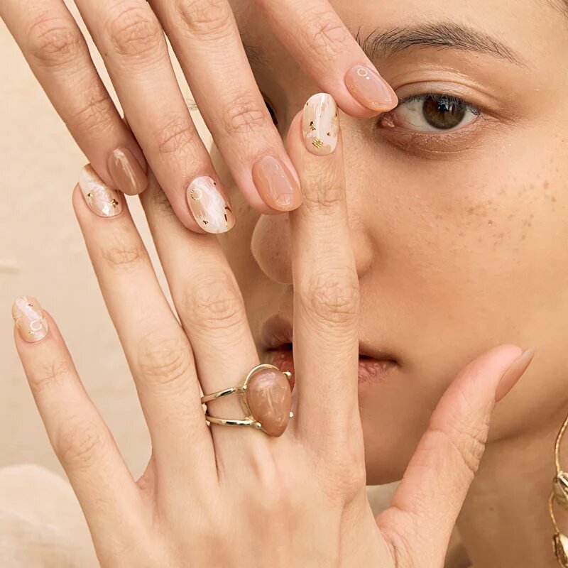 OHORA Gel Nail Sticker N Almond Blossom nalepke za nohte odtenek ND-066 30 kos