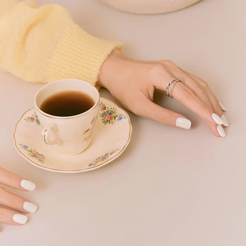 OHORA Gel Nail Sticker N Cream Cotton nalepke za nohte odtenek NB-076 1 kos