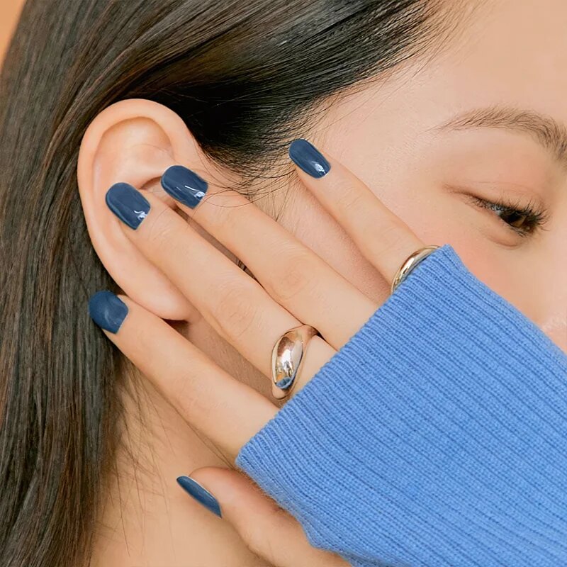 OHORA Gel Nail Sticker N Cream Indigo nalepke za nohte odtenek NB-071 1 kos