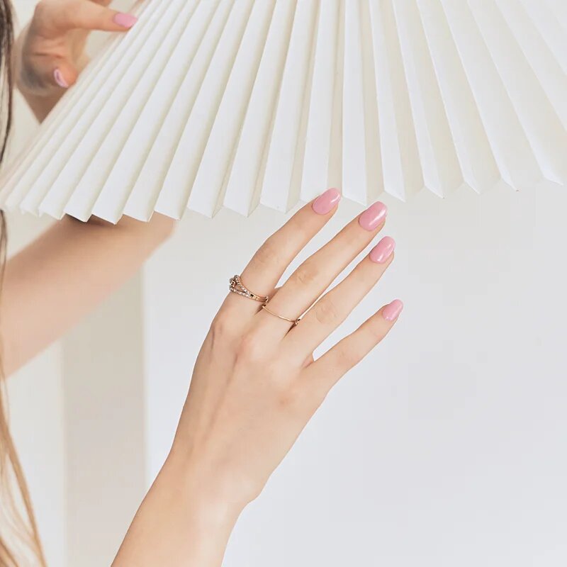 OHORA Gel Nail Sticker N Cream Pink nalepke za nohte odtenek NB-090 1 kos