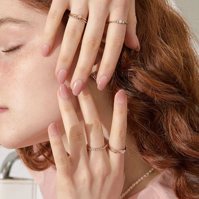 OHORA Gel Nail Sticker N Milk Rose nalepke za nohte odtenek ND-173 1 kos