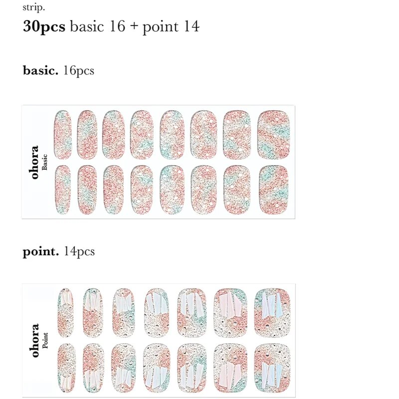 OHORA Gel Nail Sticker N Newtro no.1 nalepke za nohte odtenek ND-097 1 kos