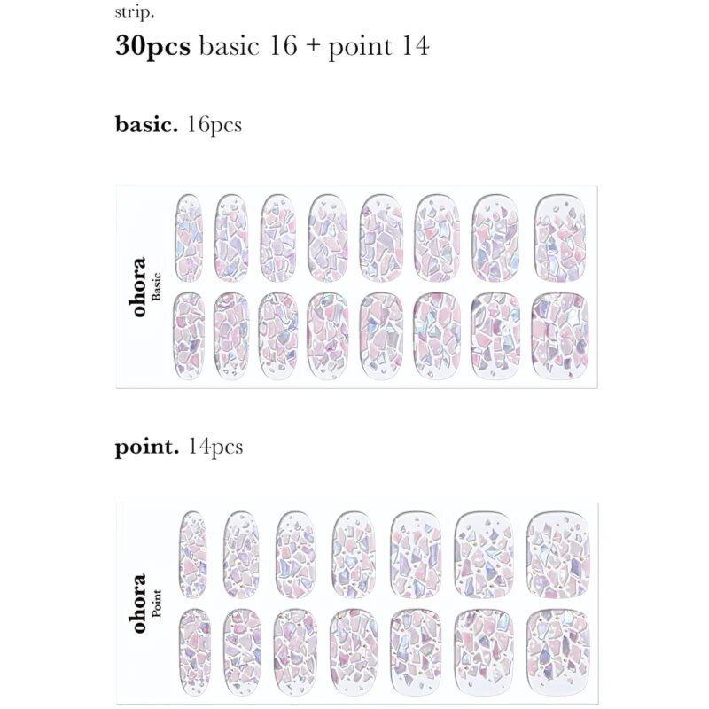 OHORA Gel Nail Sticker N Petal Rain nalepke za nohte odtenek ND-351 1 kos