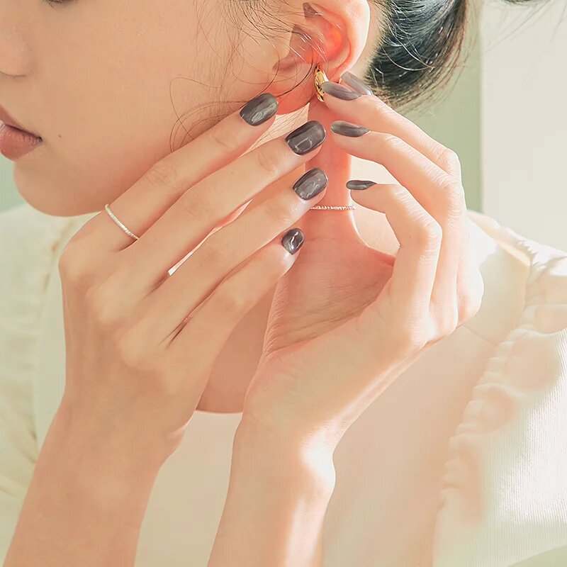 OHORA Gel Nail Sticker N Tint Black nalepke za nohte odtenek NB-068 1 kos