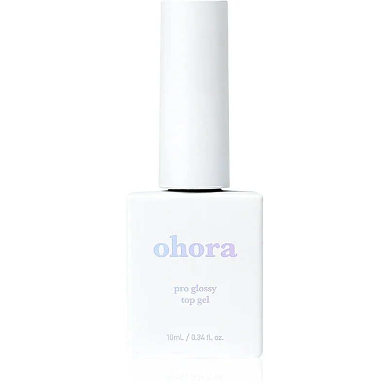 OHORA Pro Glossy Top Gel nadlak za nohte za bleščeč sijaj 10 ml