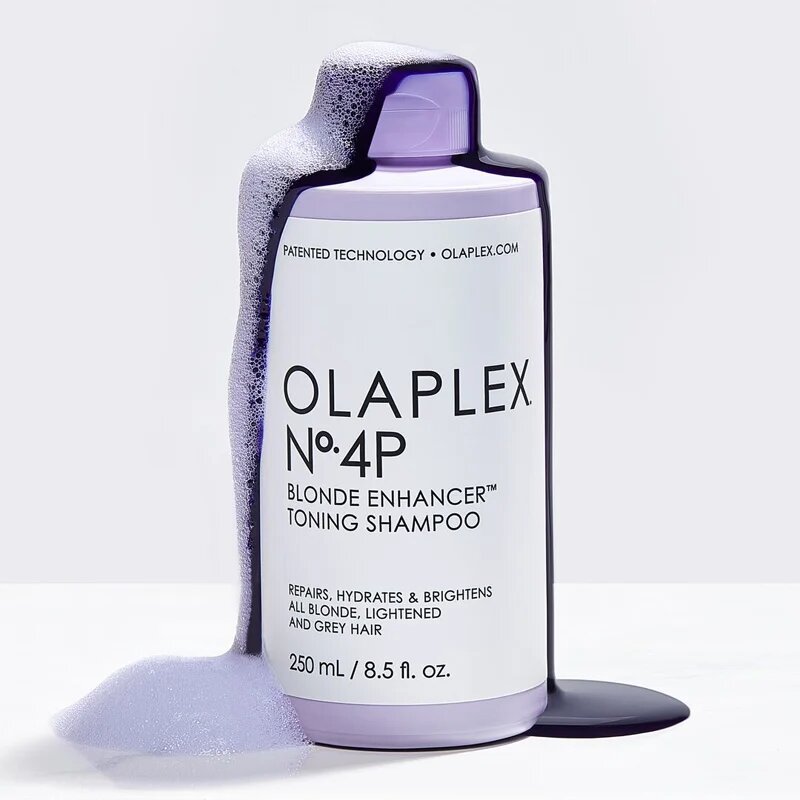 Olaplex N°4P Blond Enhancer Toning Shampoo vijoličen toniran šampon za nevtralizacijo rumenih odtenkov 250 ml