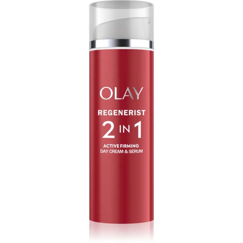 Olay Regenerist 2 in 1 Day Cream & Serum učvrstitvena dnevna krema in serum proti gubam 2v1 50 ml