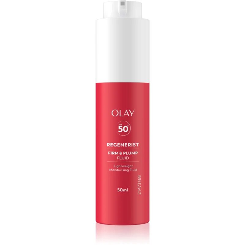 Olay Regenerist Firm & Plump lifting vlažilni fluid z niacinamidom SPF 50+ 50 ml