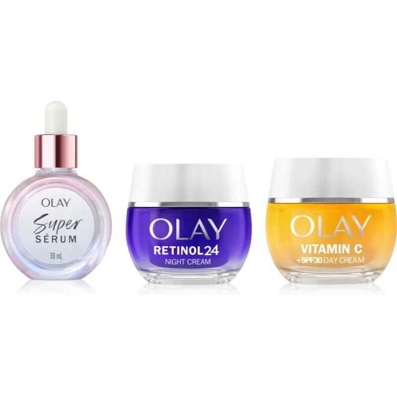 Olay Super Serum & Retinol 24 & Vitamin C set za lep obraz