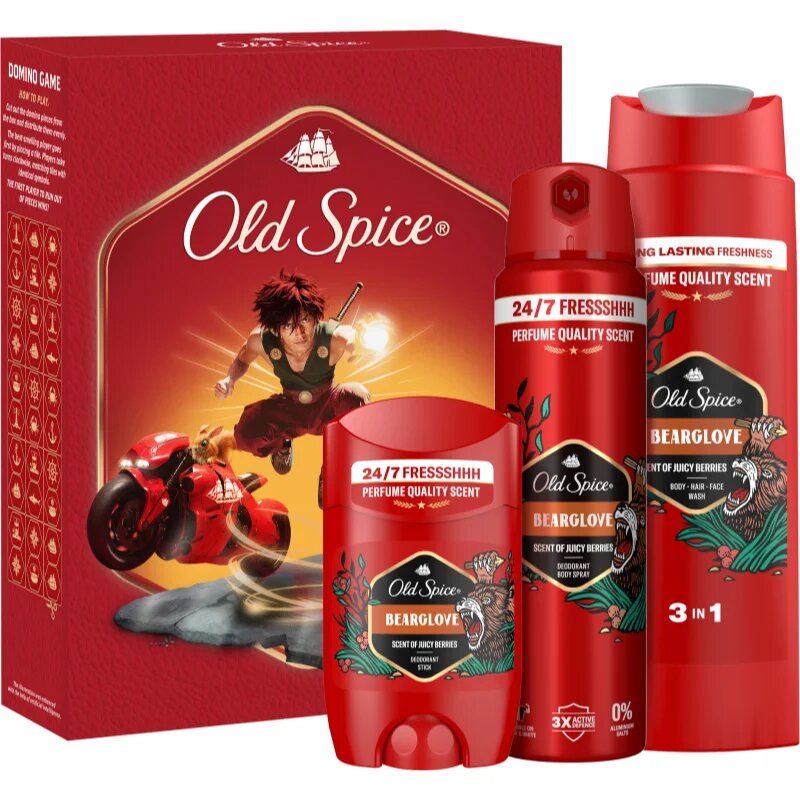 Old Spice Bearglove Anime darilni set za moške