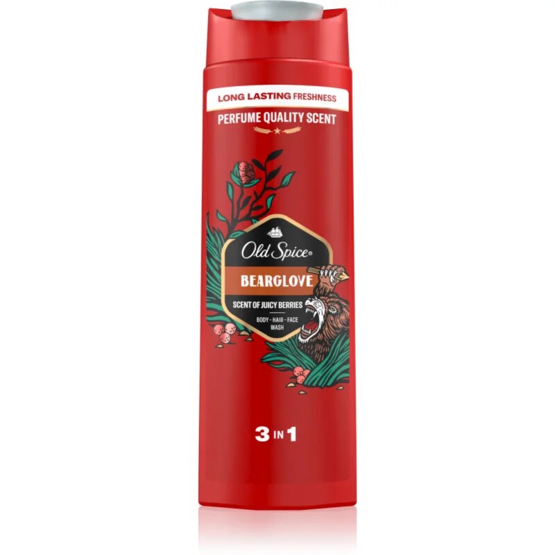 Old Spice Bearglove gel za prhanje za telo in lase 400 ml