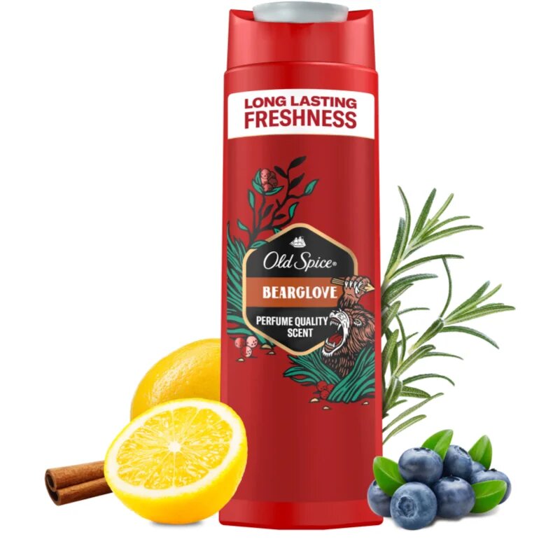 Old Spice Bearglove gel za prhanje za telo in lase 400 ml