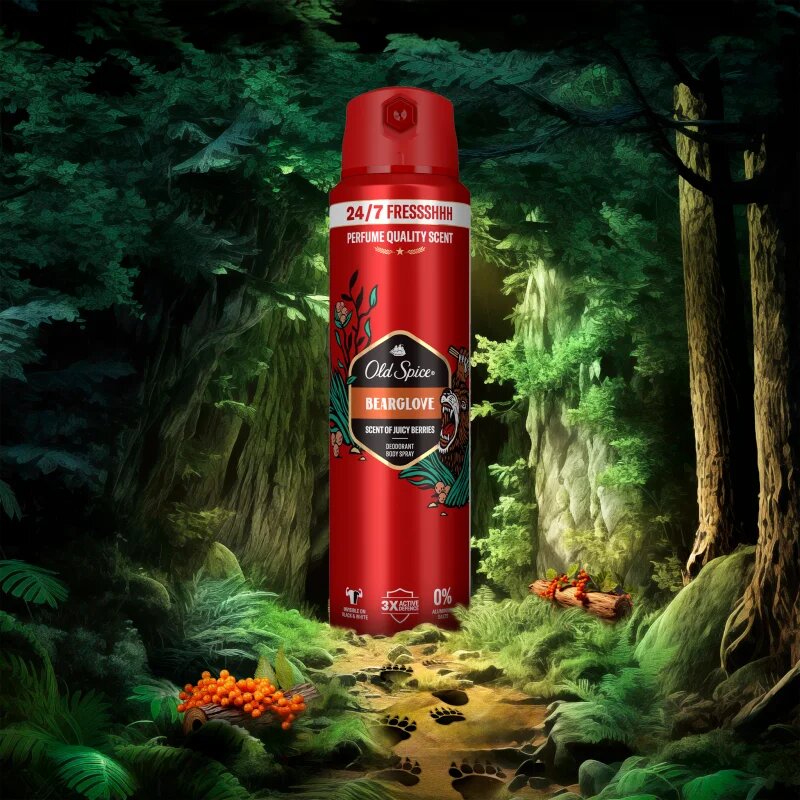 Old Spice Bearglove osvežilni deodorant v pršilu za moške 200 ml