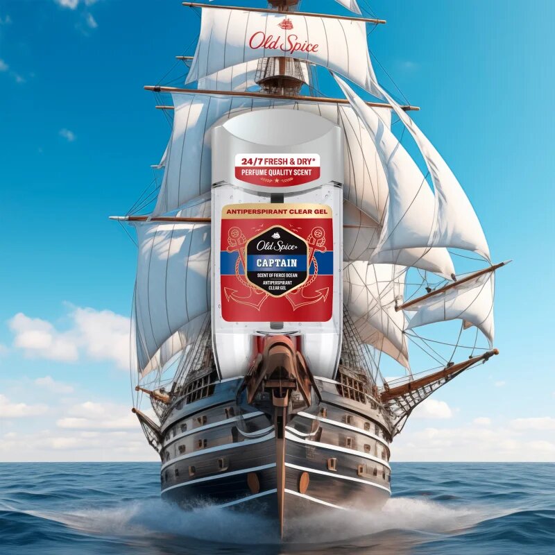 Old Spice Captain Antiperspirant Clear Gel antiperspirant gel za moške 70 ml