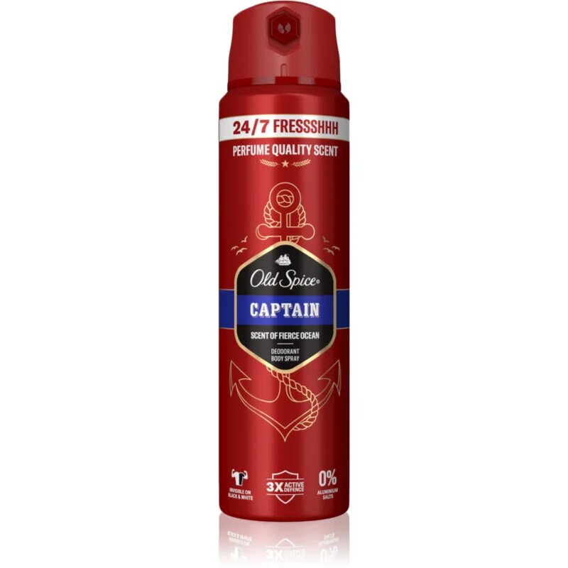 Old Spice Captain deodorant v pršilu 150 ml