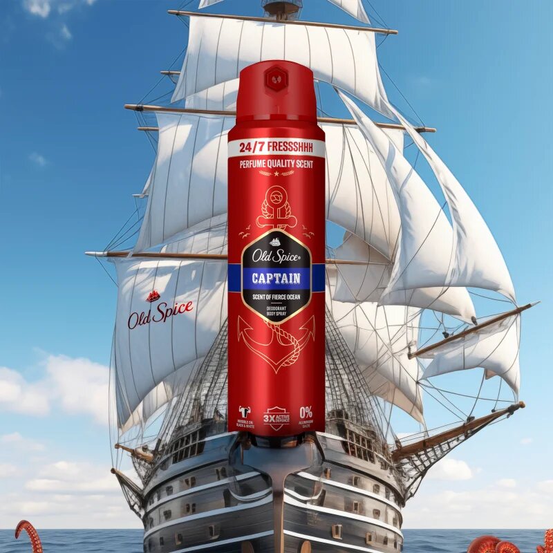 Old Spice Captain deodorant v pršilu 200 ml