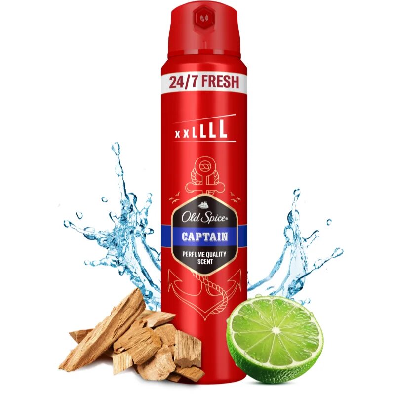 Old Spice Captain deodorant v pršilu 250 ml