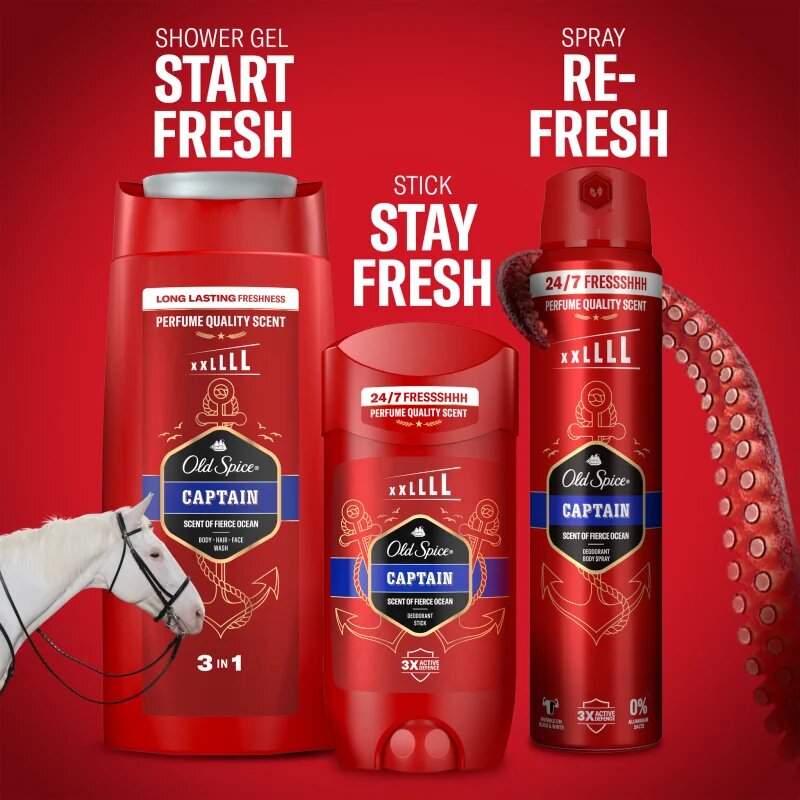 Old Spice Captain deodorant v pršilu 250 ml