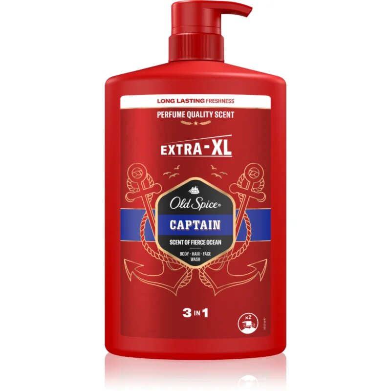 Old Spice Captain gel za prhanje 3v1 1000 ml