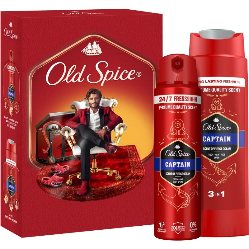 Old Spice Captain Gentleman Set darilni set za moške