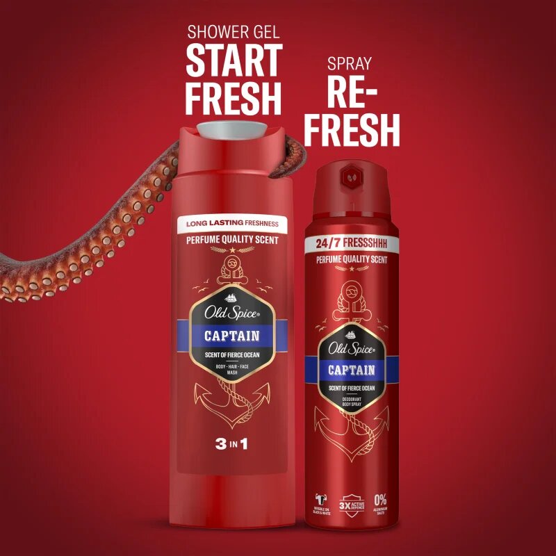 Old Spice Captain Gentleman Set darilni set za moške