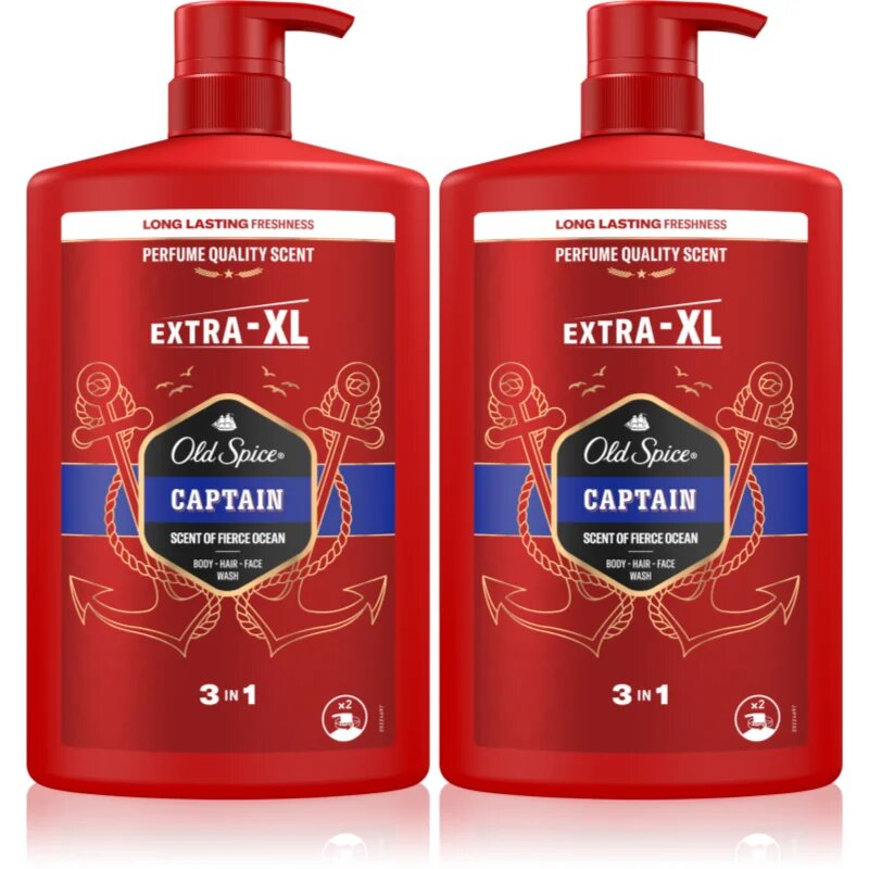 Old Spice Captain komplet za lase in telo