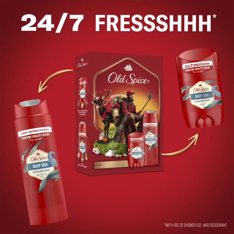 Old Spice Deep Sea Explorer darilni set za moške