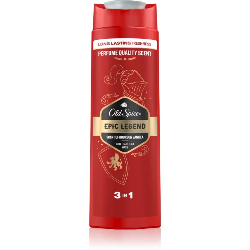 Old Spice Epic Legend gel za prhanje za obraz telo in lase za moške 400 ml