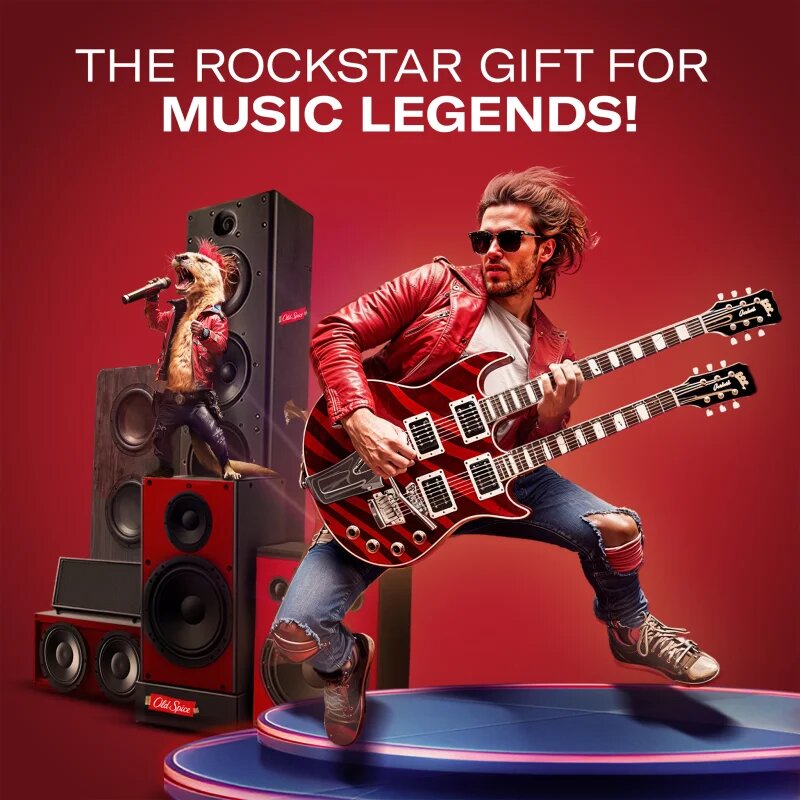 Old Spice Epic Legend Rockstar darilni set za moške