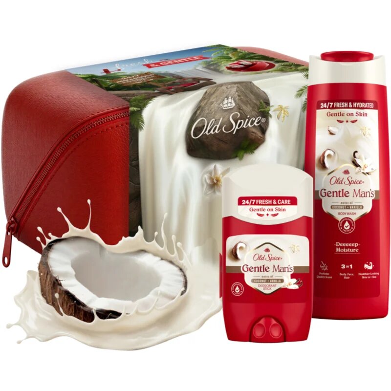 Old Spice Gentle Man's Coconut & Vanilla darilni set