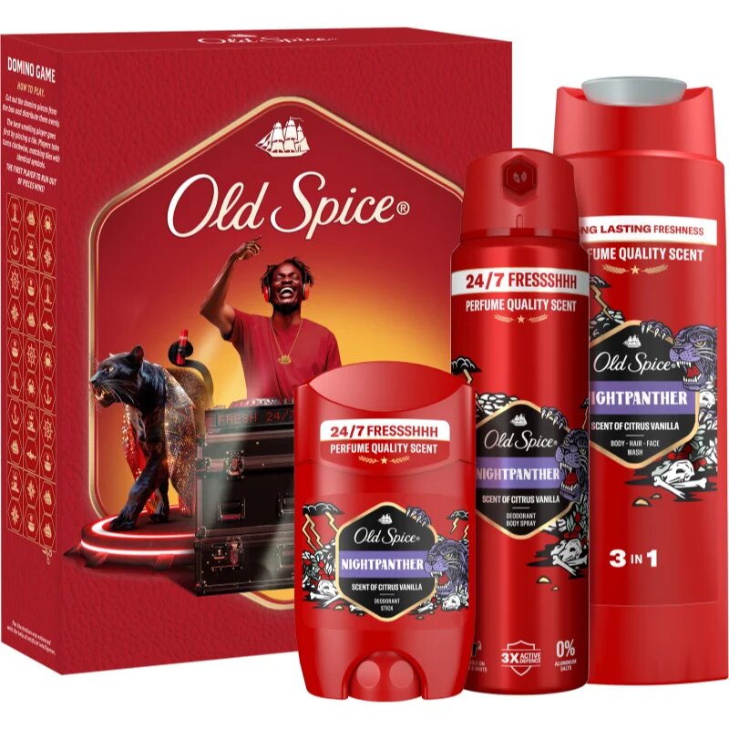 Old Spice Nightpanther DJ darilni set za moške