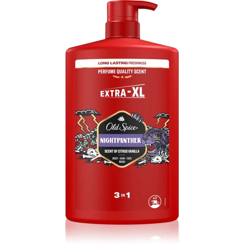 Old Spice Nightpanther gel za prhanje 3v1 1000 ml