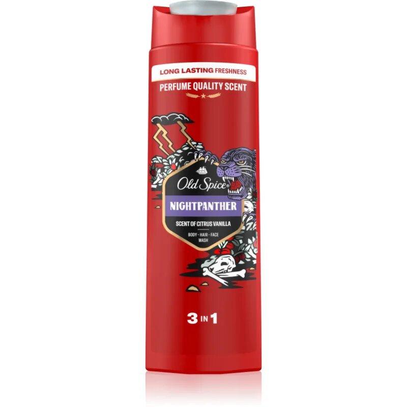 Old Spice Nightpanther gel za prhanje 3v1 400 ml