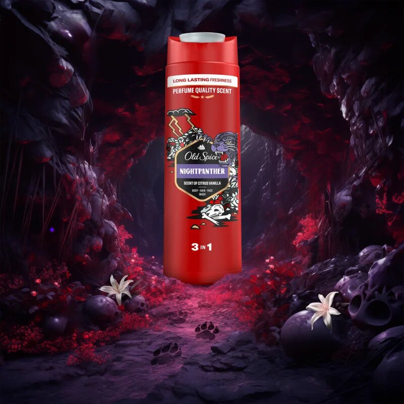 Old Spice Nightpanther gel za prhanje 3v1 400 ml